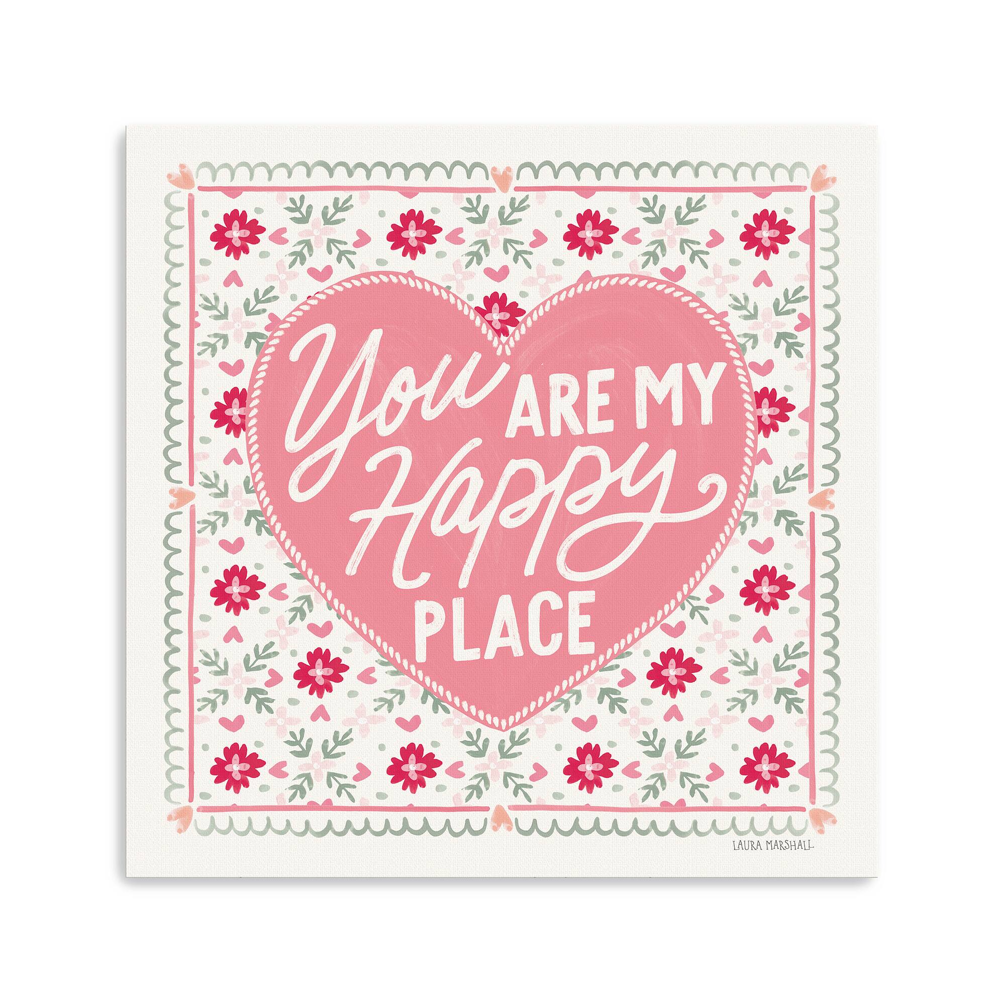 Blooming Hearts VI Canvas Giclée Art